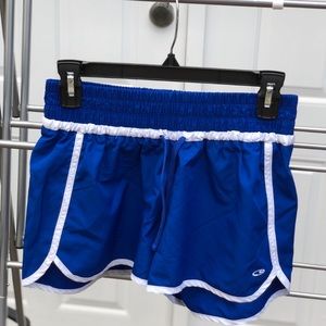 Champion Polyester Blue Drawstring Shorts